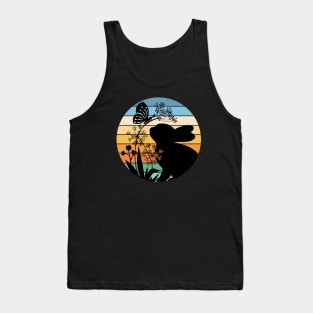 Rabbit silhouette Tank Top